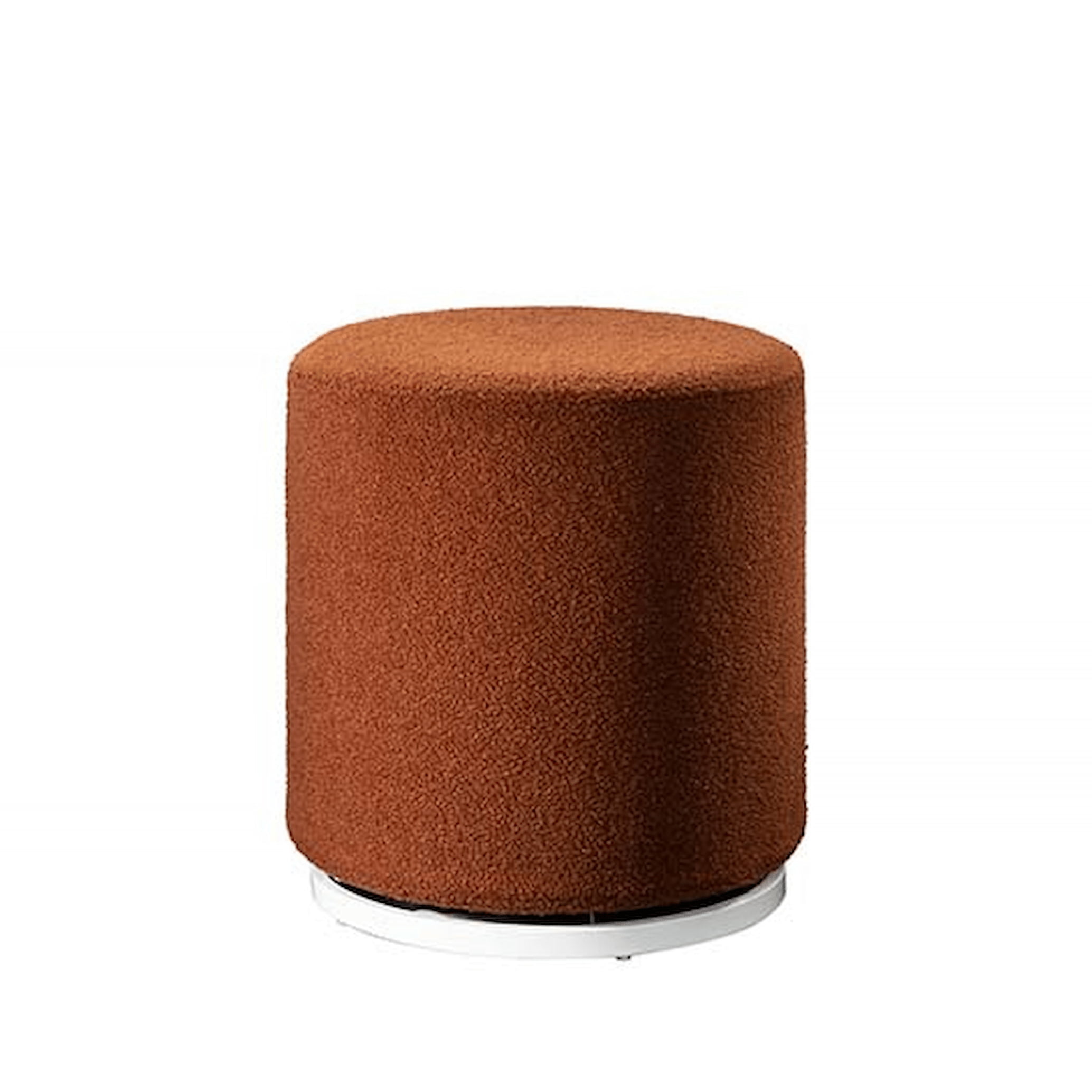 Marche Swivel Ottoman - Terra Faux Sheep