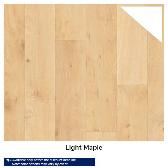 Expo Flex Vinyl Flooring Light Maple